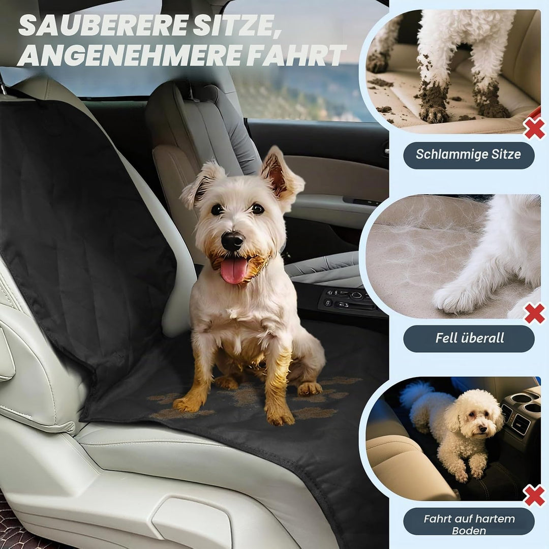 VIVAGLORY Auto-Vordersitzbezug für Hund, Kein Klappendesign mit Rutschfester Rückseite für die meist
