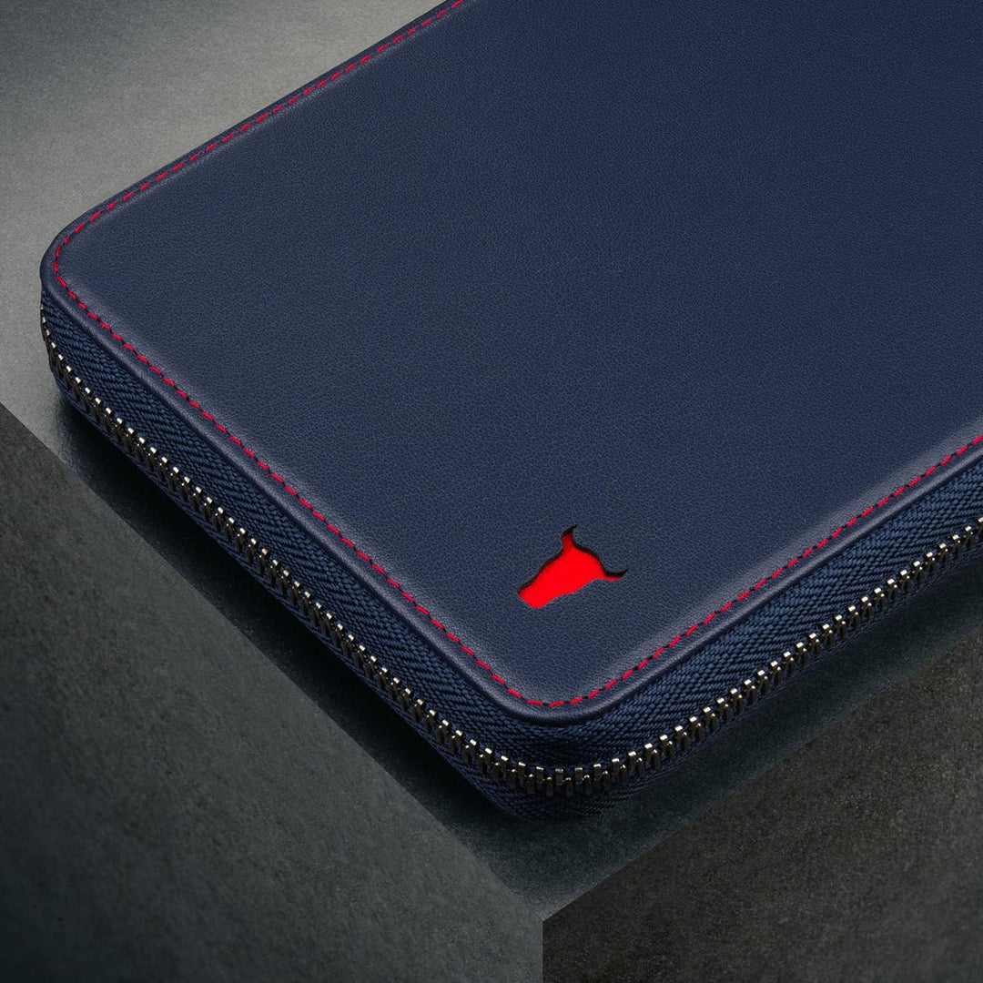 TORRO Reisebrieftasche - Reisebrieftasche aus echtem Leder mit Reisepasshalter und abnehmbarem Karte