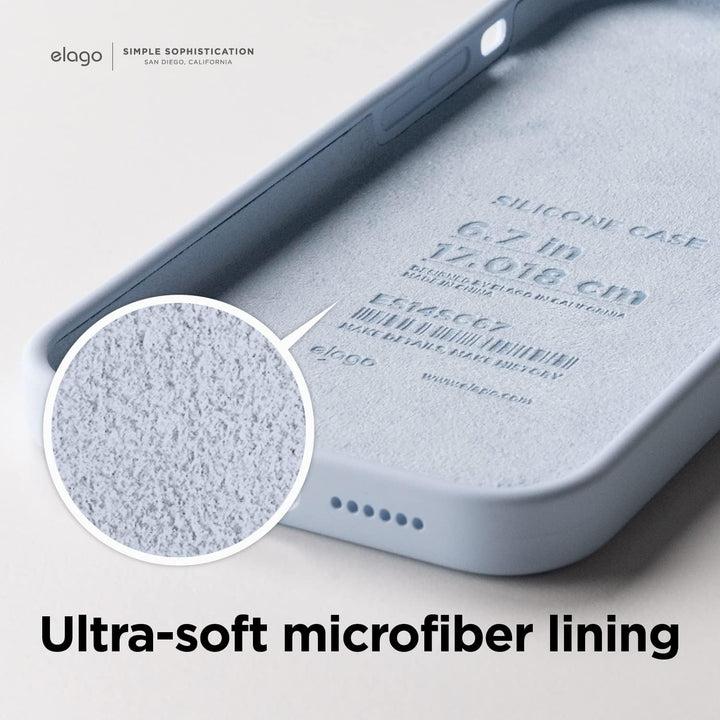 elago Kompatibel mit iPhone 14 Pro Hülle, Flüssige Silikonhülle, Ganzkörper-Schutzhülle, stossfest,