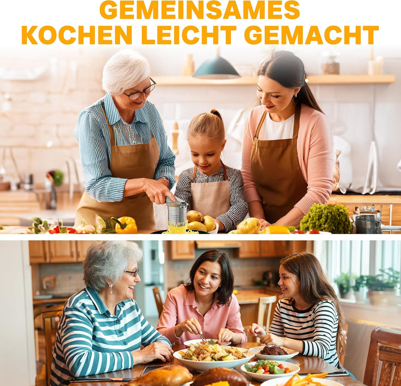 mySachen® Ergonomische Kartoffelpresse aus Edelstahl–vielseitig und pflegeleicht - Testsieger - Kart