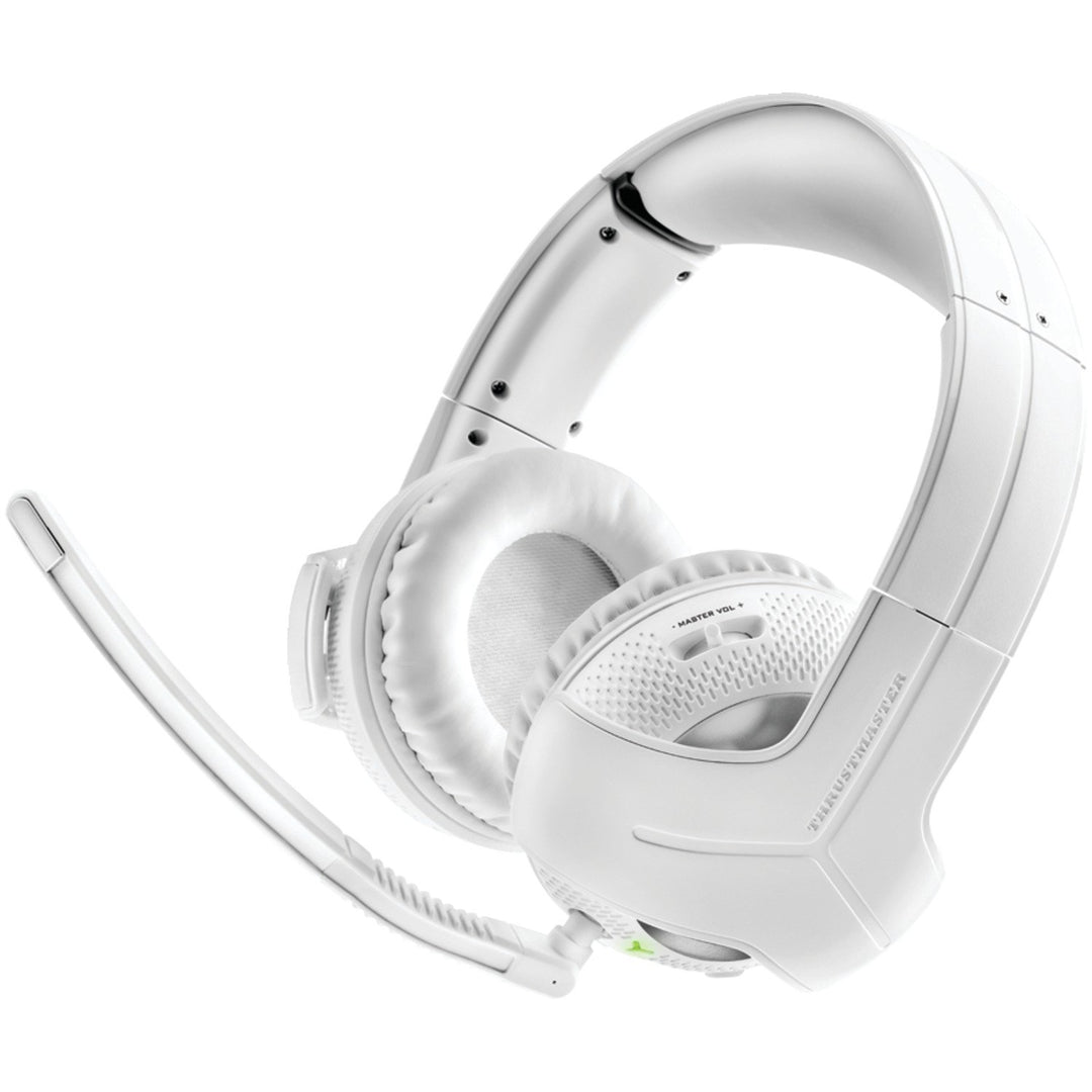 Thrustmaster Y-400 x W RF Wireless Binaural Head-Band White Headset – Headsets (Game Console, Binaur