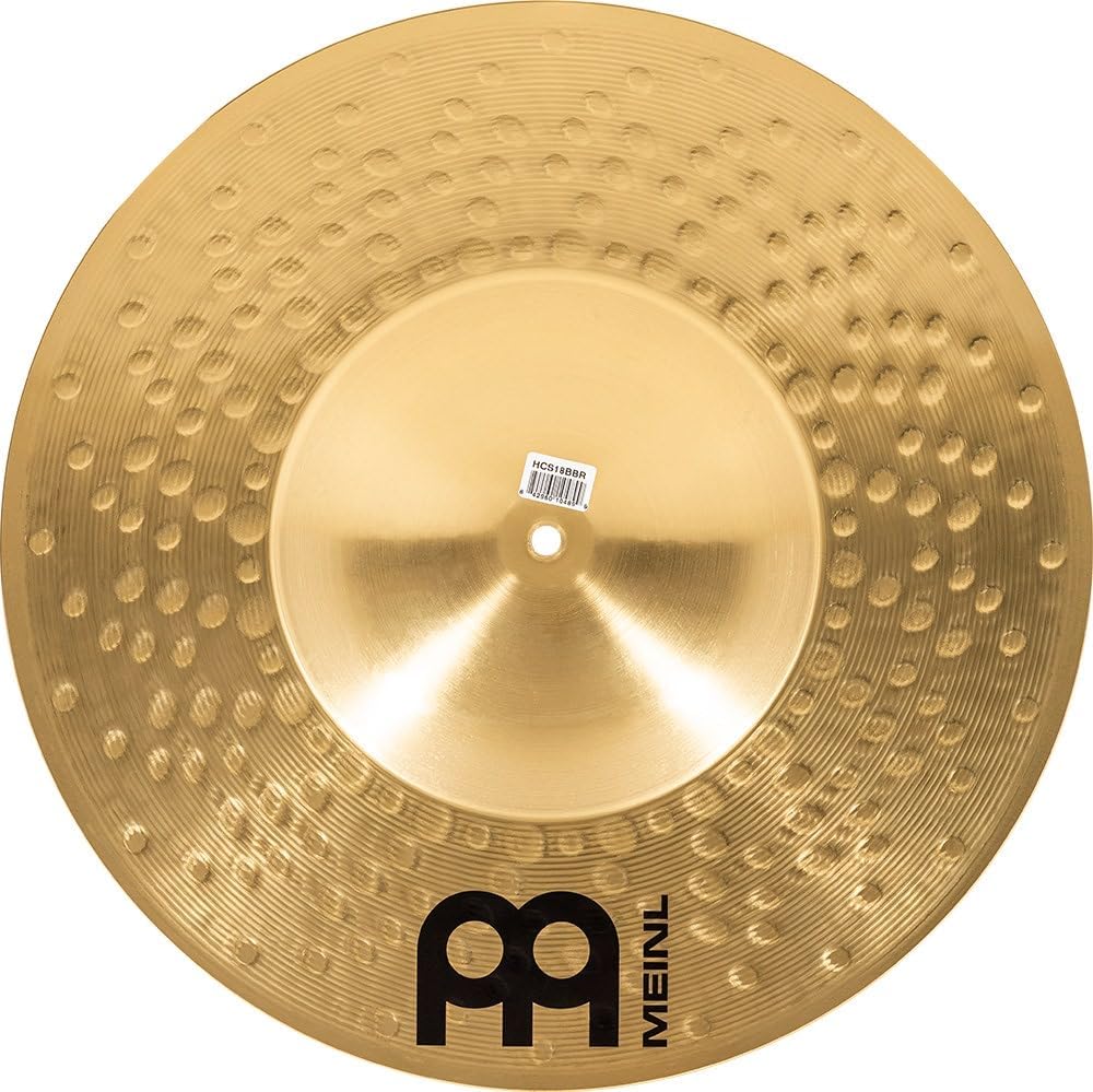 Meinl Cymbals HCS Big Bell Ride 18 Zoll (Video) Schlagzeug Becken (45,72cm) Messing, Traditionelles