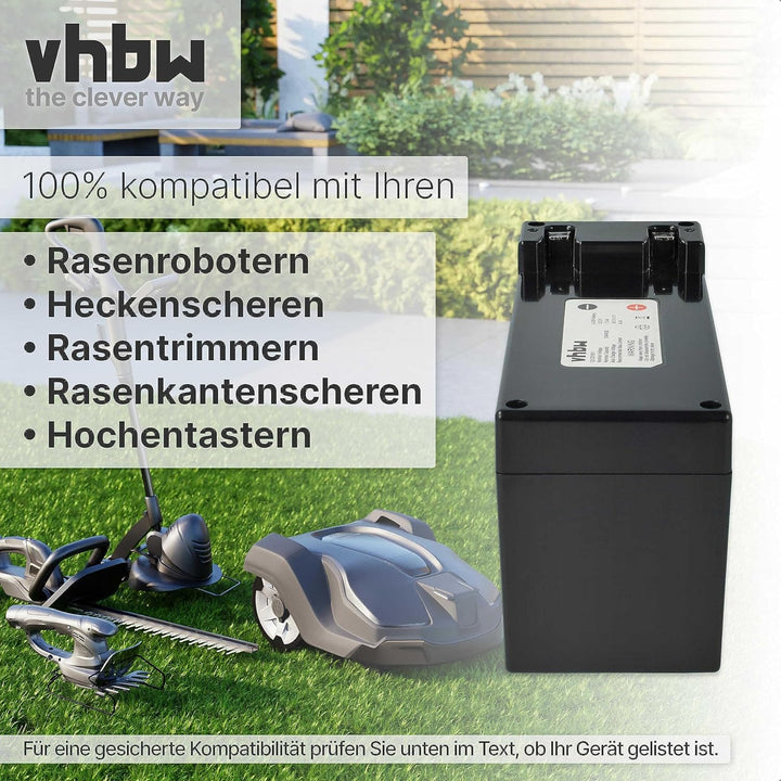 vhbw Akku kompatibel mit Stiga Autoclip 550SG, 528S, 720 S, 527S, 530SG, 530, 550, 525S, 528, 527 S,