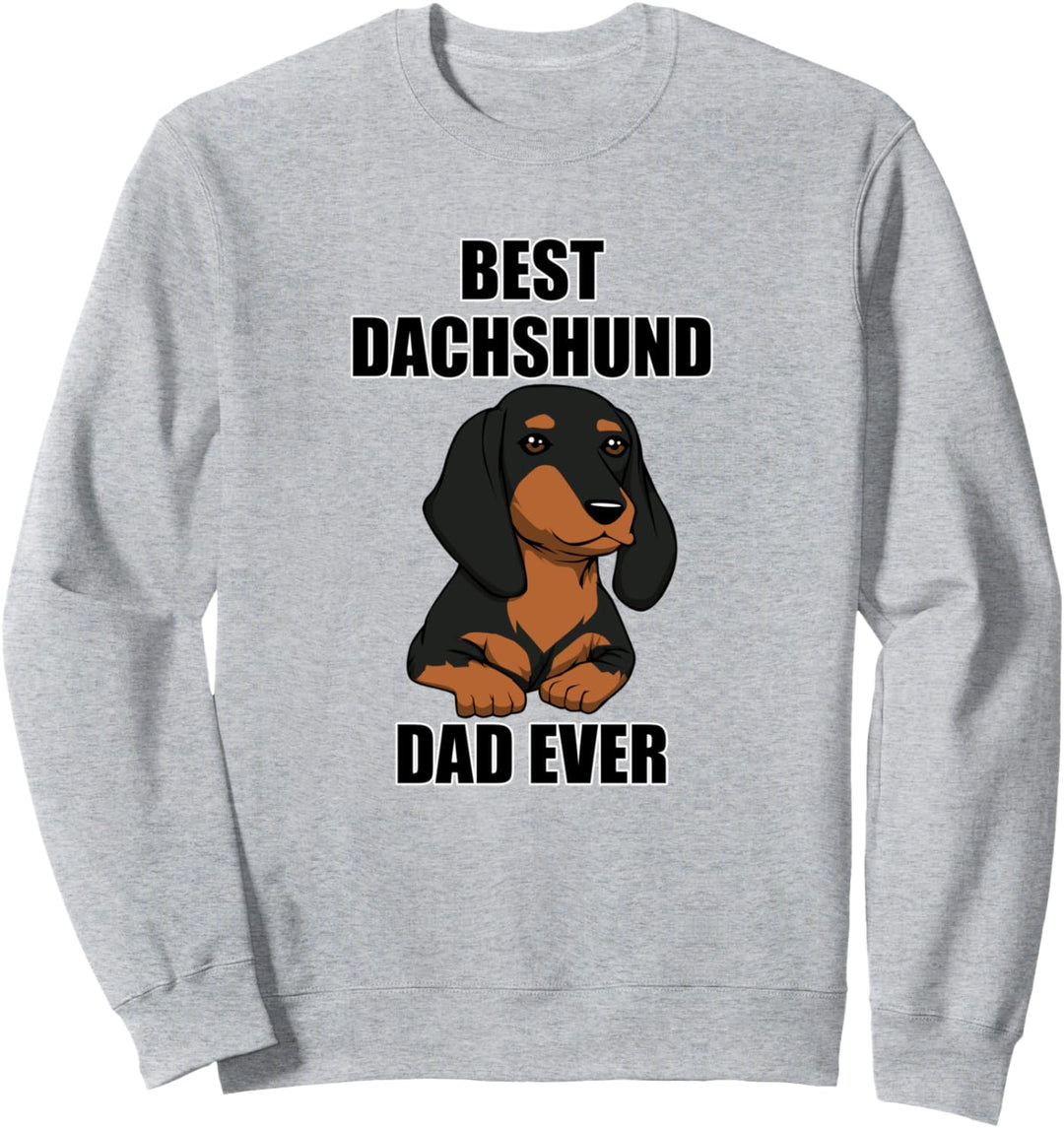 Papa eines Dackels Ironischer Spruch Hund Sweatshirt