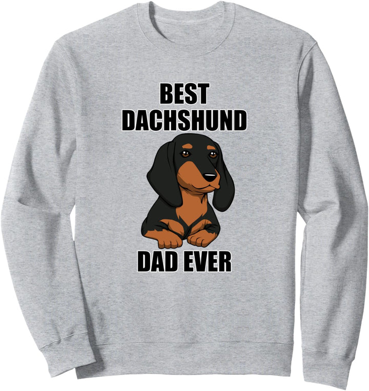 Papa eines Dackels Ironischer Spruch Hund Sweatshirt