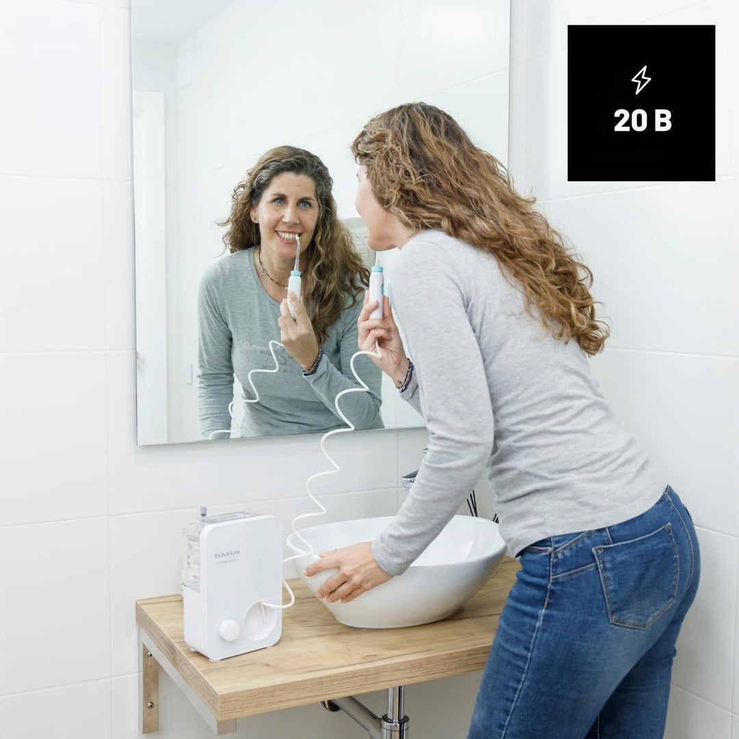 Taurus – Munddusche Hydra Smile 20W | 600ml Wassertank | 1200–1700 Impulse/Min | Touch-Bedienung | 3