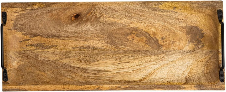 casamia Tablett Serviertablett Dekotablett Holztablett Holz Deko Tablett Mangoholz massiv Farbe Tabl