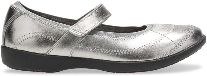 Hush Puppies Unisex-Kinder Reese Mary Jane Schuh 30.5 EU Zinnfarben, 30.5 EU Zinnfarben