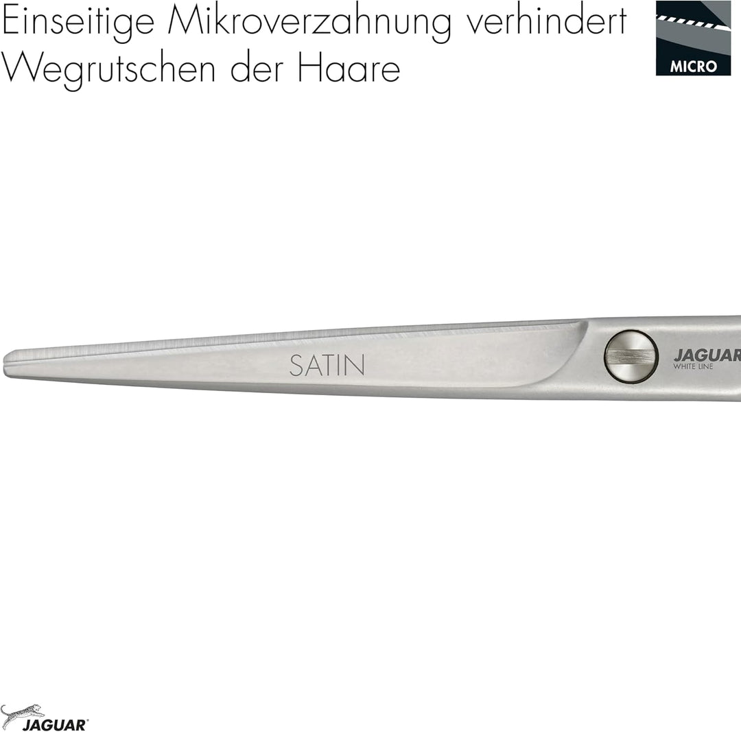 Jaguar 14562 White Line Satin, 7 Zoll, 1er Pack, (1x 1 Stück), 7 Zoll