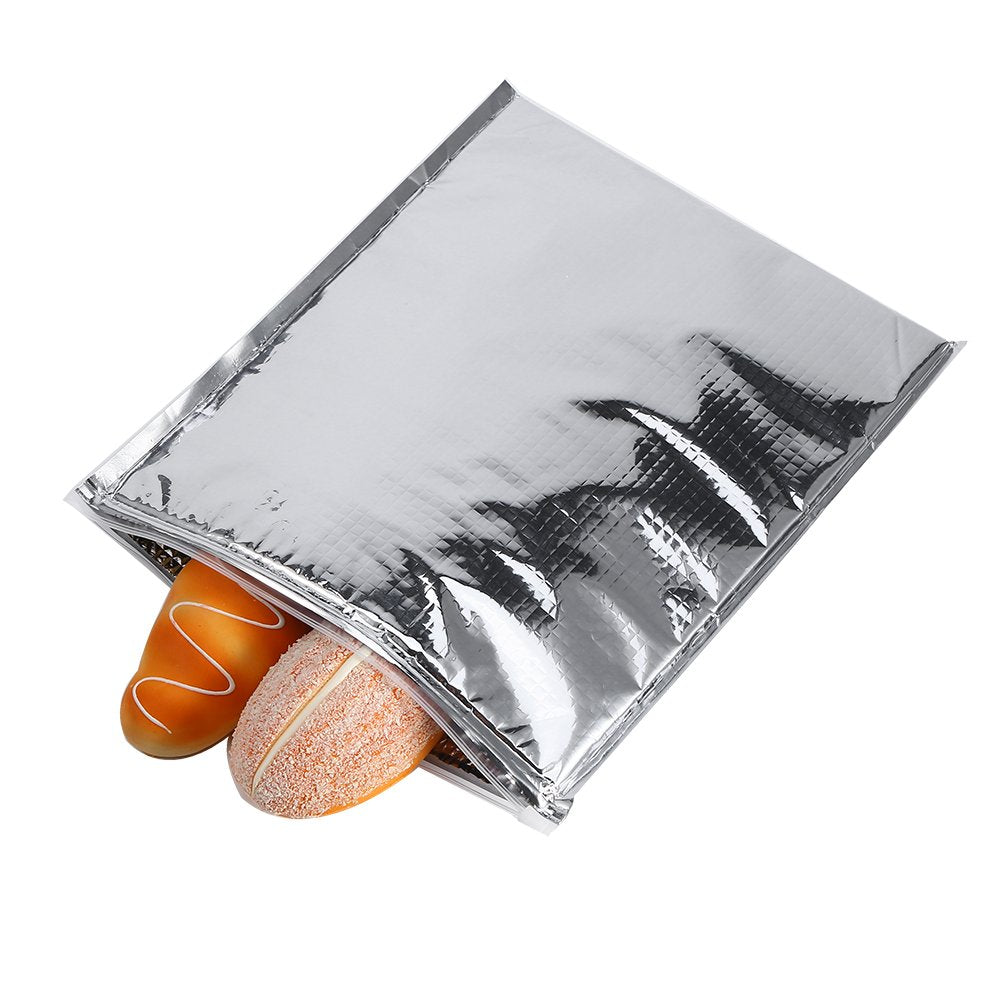 3 Typen 5PCS Aluminiumfolie Isolierte Tasche Wärmekühlertasche Wiederverwendbarer Thermosnack Campin