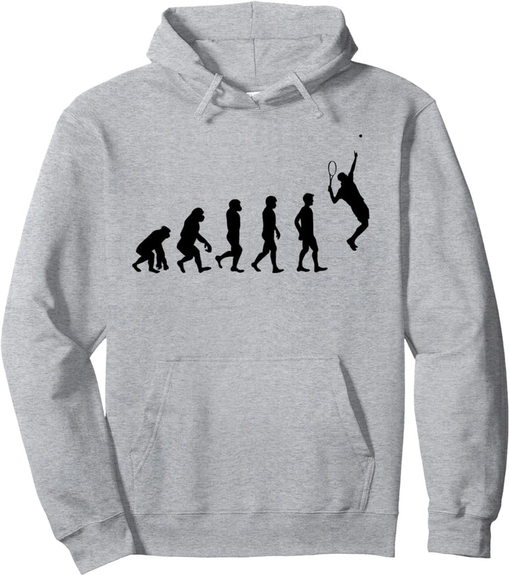 Tennis Evolution Tennisspieler Pullover Hoodie