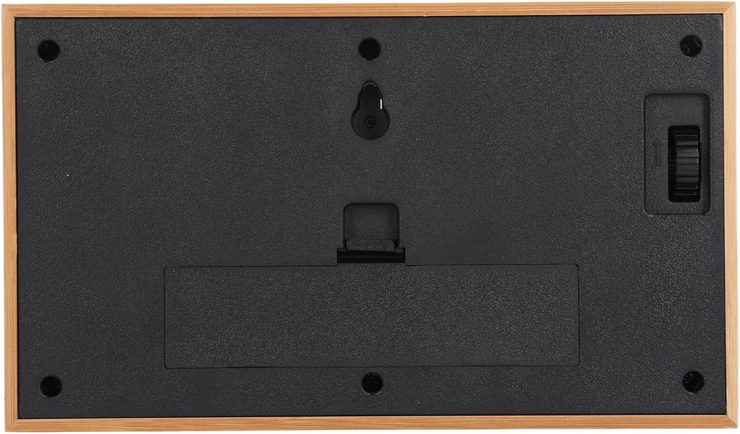Vintage Auto Flip Uhr, Retro Schreibtisch Tischuhr mit Grossen Zahlen, Moderne, Minimalistische Digi
