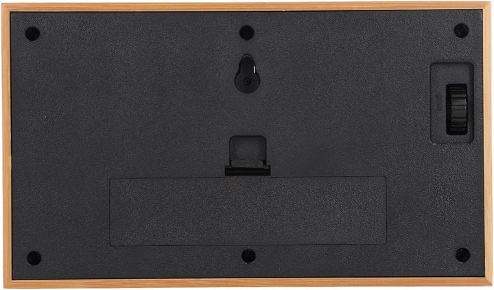 Vintage Auto Flip Uhr, Retro Schreibtisch Tischuhr mit Grossen Zahlen, Moderne, Minimalistische Digi