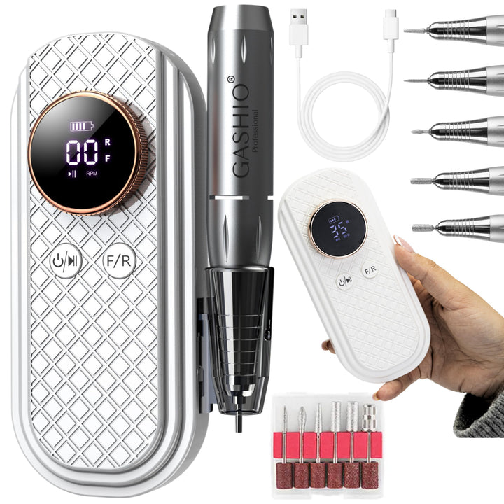 Nagelfräser Kabellos | Maniküre Pediküre Set Kabellos | Nail Drill 50W | Elektrische Nagelfeile | Na
