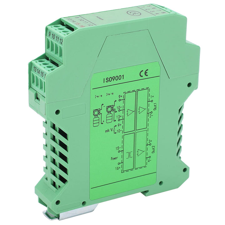 Stromsignal-Aufbereiter, 0-10V bis 0-10V Hochzuverlässiger Signalisolator für 2- oder 3-Leiter-Trans