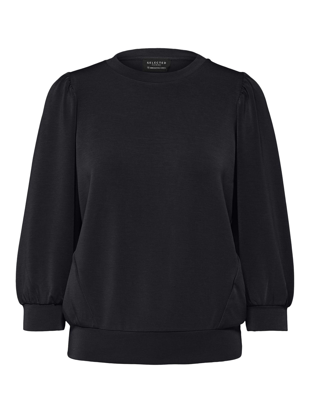 SELECTED FEMME Female Sweatshirt Puffärmel XS Schwarz, XS Schwarz