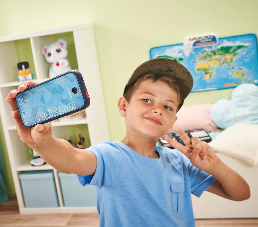 VTech KidiZoom Snap Touch – Kinderkamera im Smartphone-Format mit Touchscreen, Selfie- und Videofunk