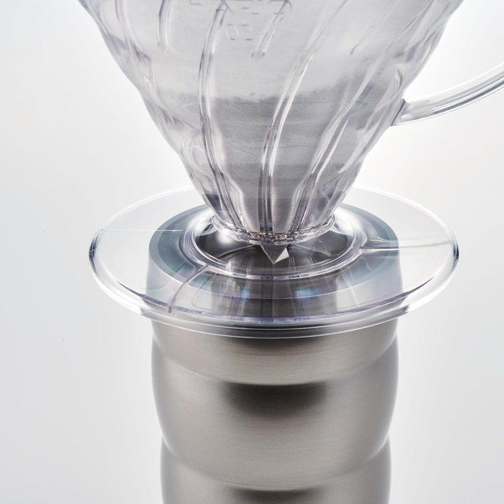 Hario V60 Kunststoff-Kaffeetropfer, Grösse 03, transparent Transparent 1-6 cups Kunstharz, Transpare