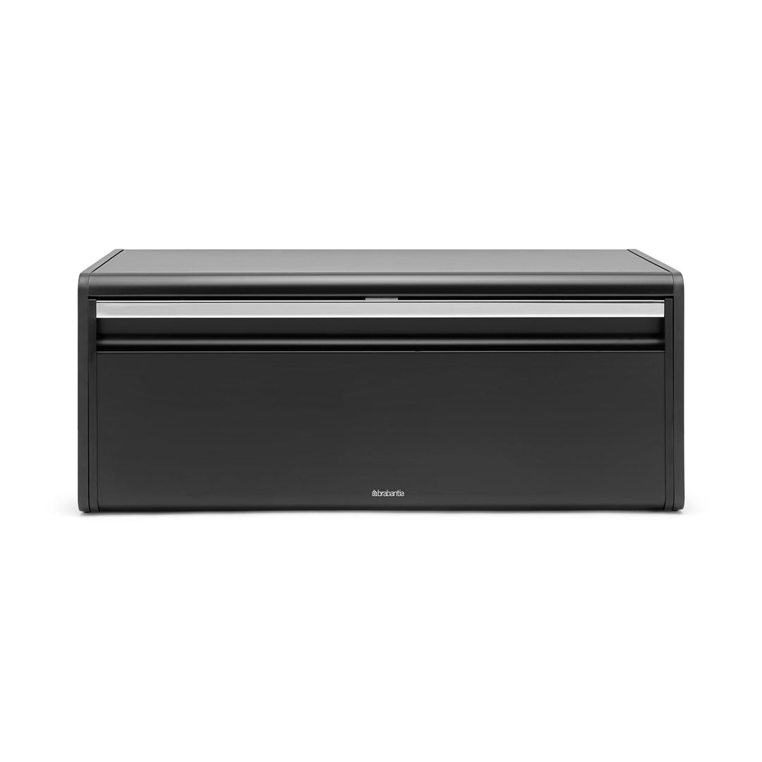 Brabantia Klappbrotkasten - Grosse Aufbewahrungsbox für Brot, Bagels, Brötchen - Platzsparendes Desi