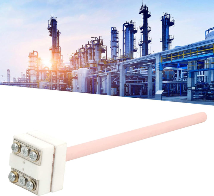 WRP-100 S-Typ Platin Rhodium Thermoelement Wärmetemperatur Messleitung Sensor Sonde(150mm), 150mm