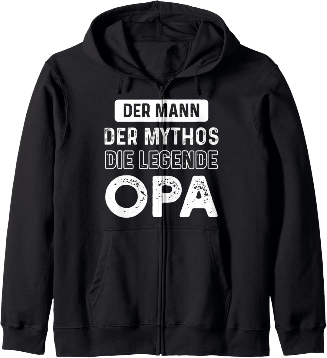 Der Mann Der Mythos Die Legende Opa Bester Opa Kapuzenjacke