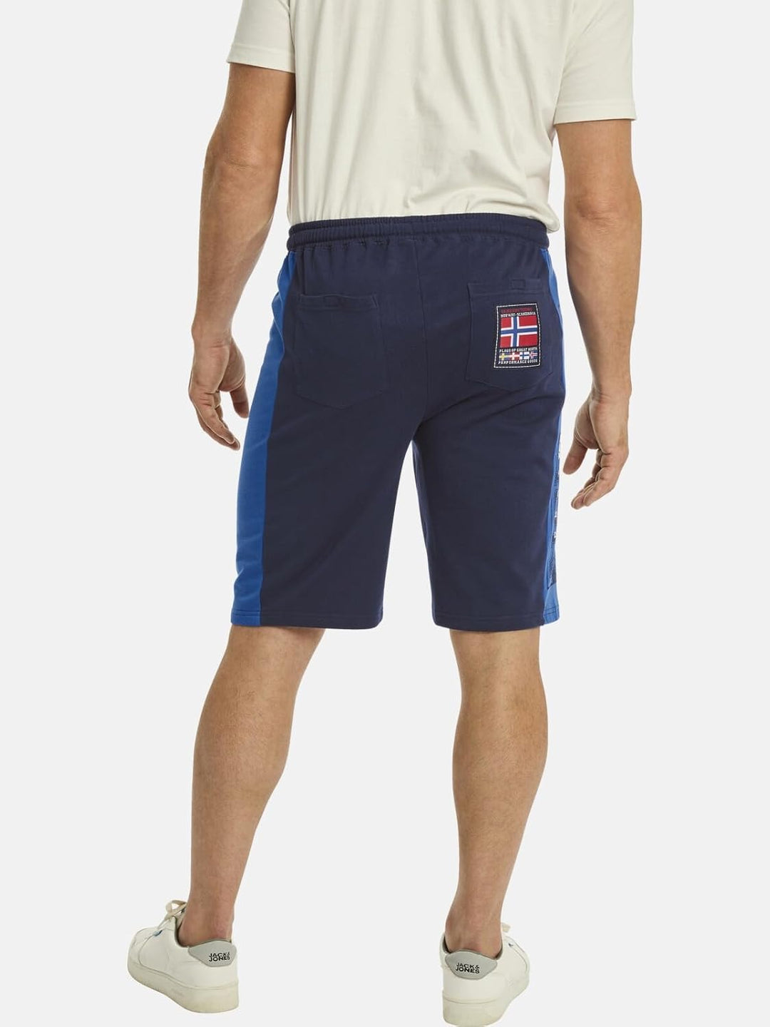 Jan Vanderstorm Herren Doppelpack Jogginghose Haral Kurze Hose Casual Shorts L Dunkelgrau, L Dunkelg