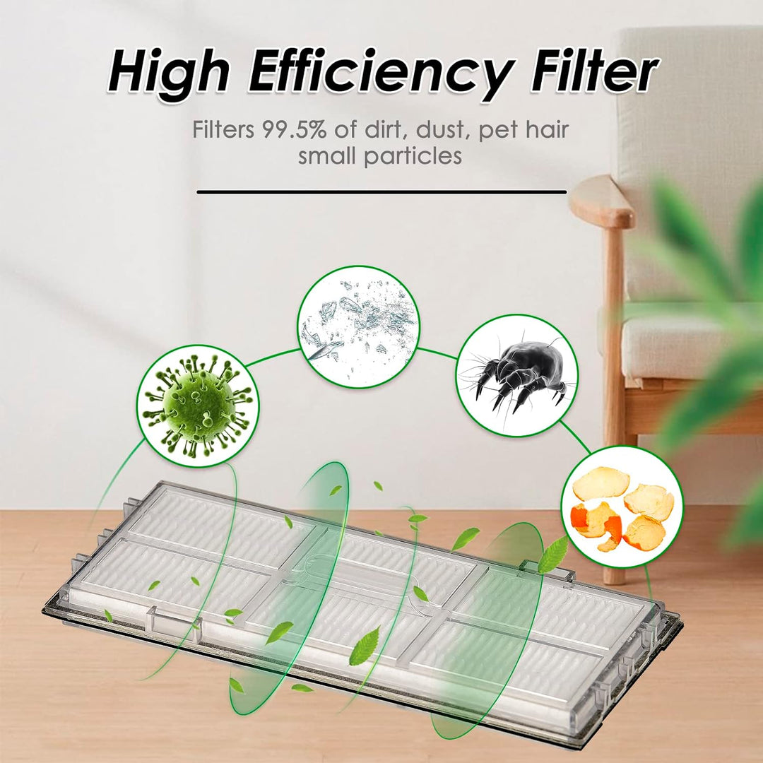 (8 Stück) HEPA-Filter für Roborock S7 S7+ S7 MaxV S7 MaxV Plus S7 MaxV Ultra S8 Pro Ultra S8 S8+, Ro