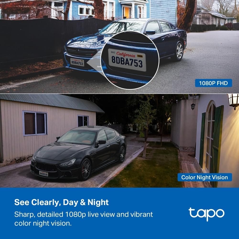 Tapo C400 Aussenkamera Akku | Überwachungskamera aussen mit 1080p-HD-Video, WLAN, Nachtsicht, witter