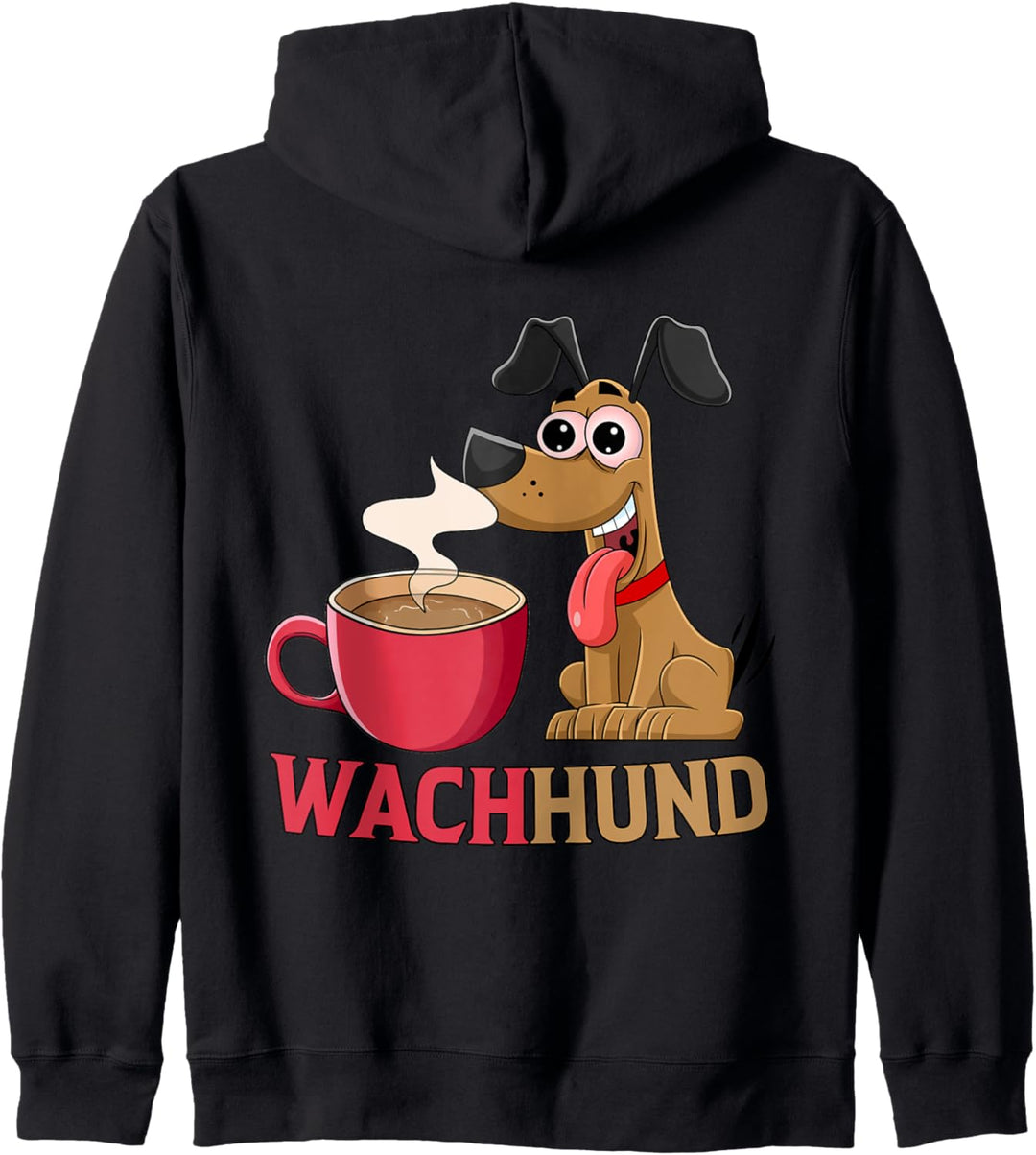 Wachhund Kaffee Kapuzenjacke