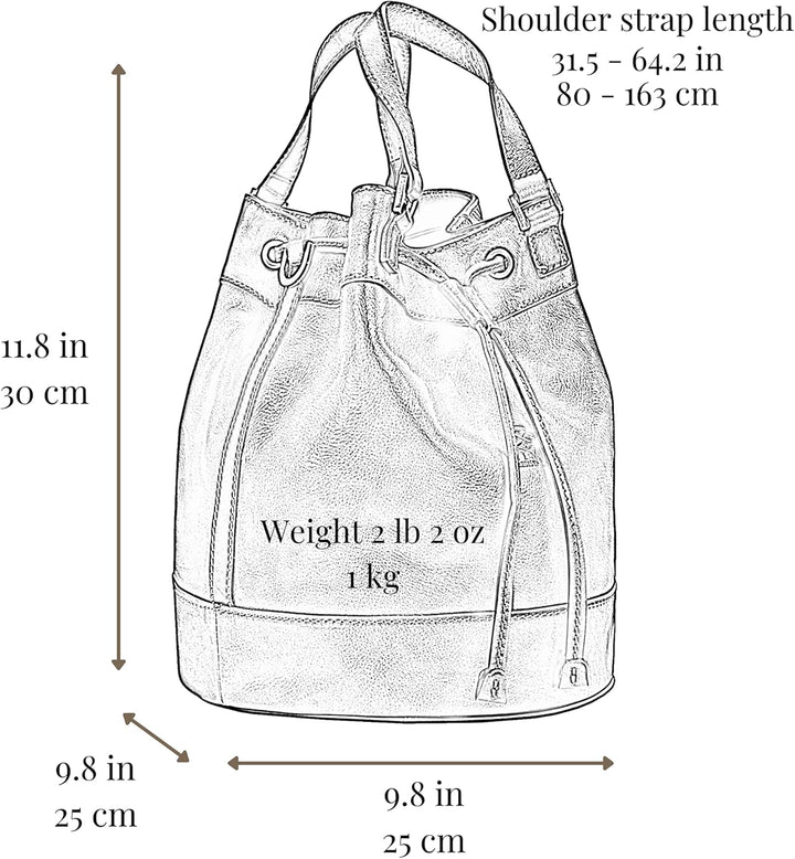 Time Resistance Handtasche aus Leder - Umhängetasche Damen - Tragetasche - Made in Italy - Shopper T