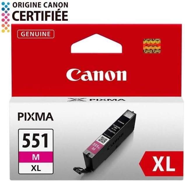 Canon Originaltinte CLI-551M, XL, Magenta, Recyclebare Verpackung Magenta XL Recyclebare Verpackung,