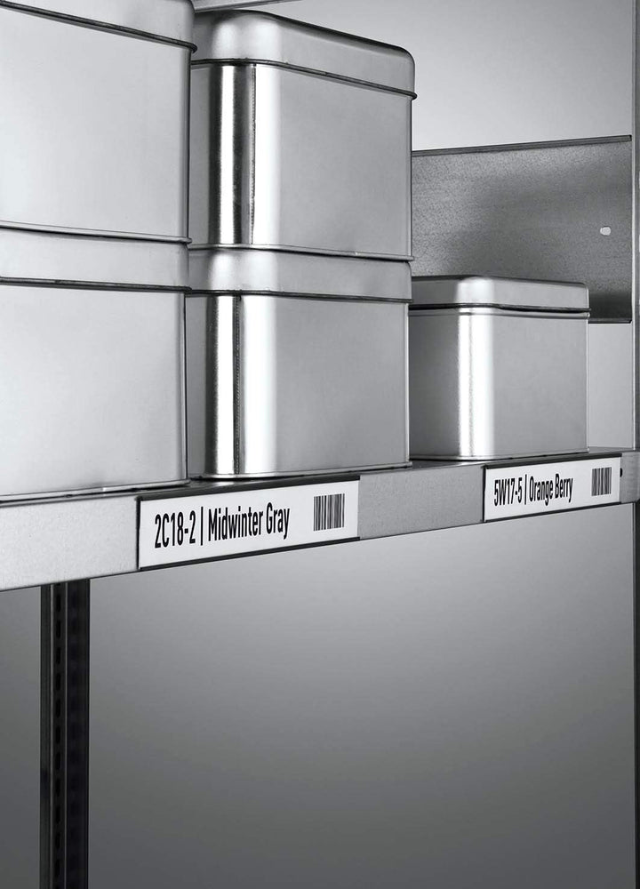 Durable Magnetische C-Profile inkl. Etiketten, 200 x 40 mm (B x H), 50 Stück, anthrazit, 171958 200