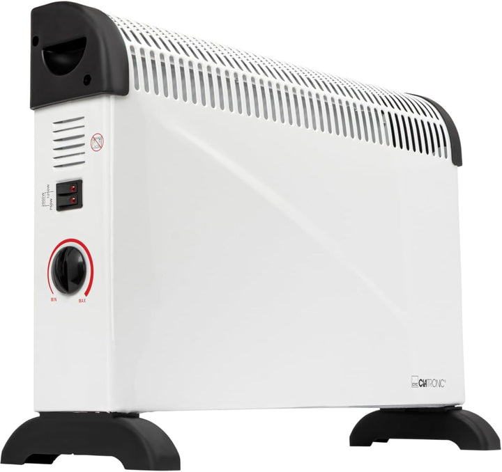Clatronic® Konvektor-Heizung | Mobile Wärme für Zuhause | Elektroheizung mit 3 Heizstufen | Heizung
