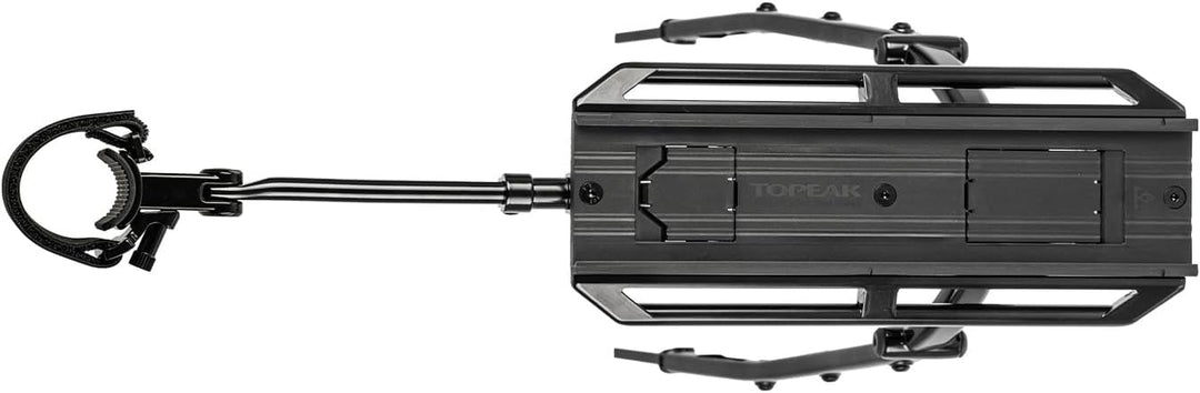 Topeak Zi RAK Gepäckträger Schwarz, Fahrrad Gepäckträger aus Aluminium mit Strap Mount Befestigung f