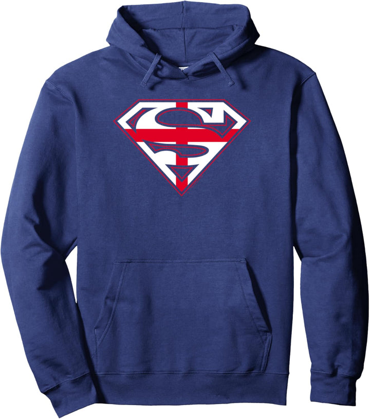 Superman English Shield Pullover Hoodie