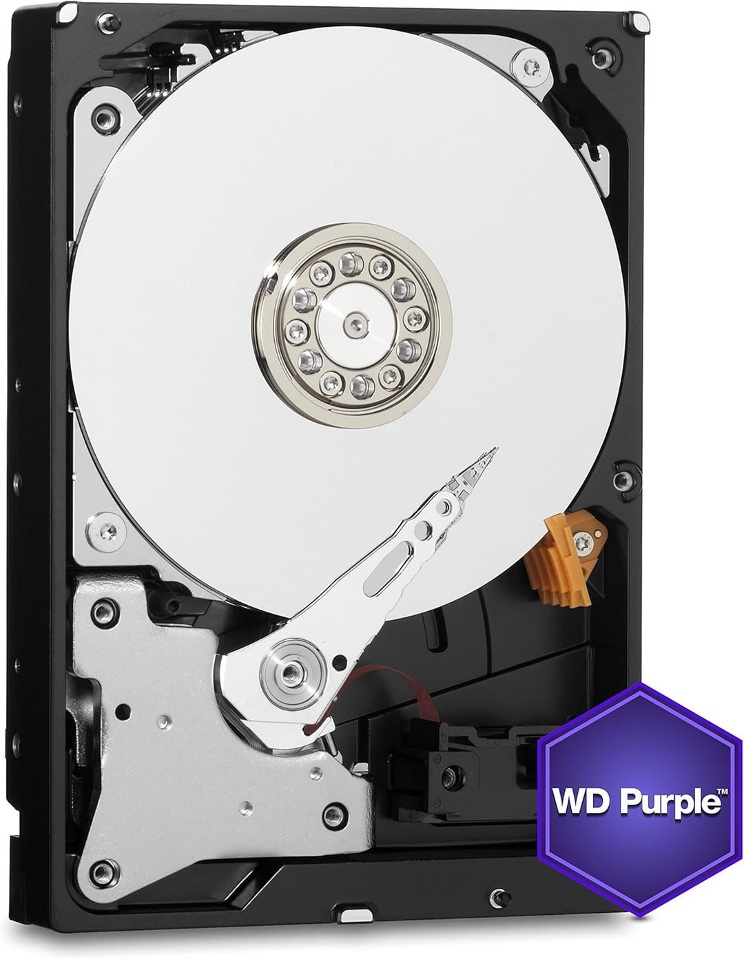 WD Purple 1 TB Festplatte für Videoüberwachung - Intellipower SATA 6 Gb/s 64MB Cache 3.5 Inch - WD10