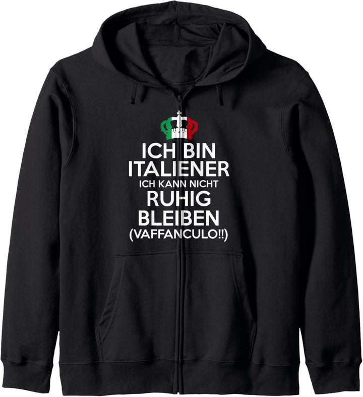Italien Vaffanculo Italia Italiener Italienerin Italienische Kapuzenjacke
