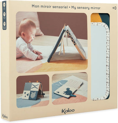 KALOO - Stimuli - Mein Sensorischer Spiegel - Sensorisches Babyspielzeug - 4 unterschiedliche Fläche