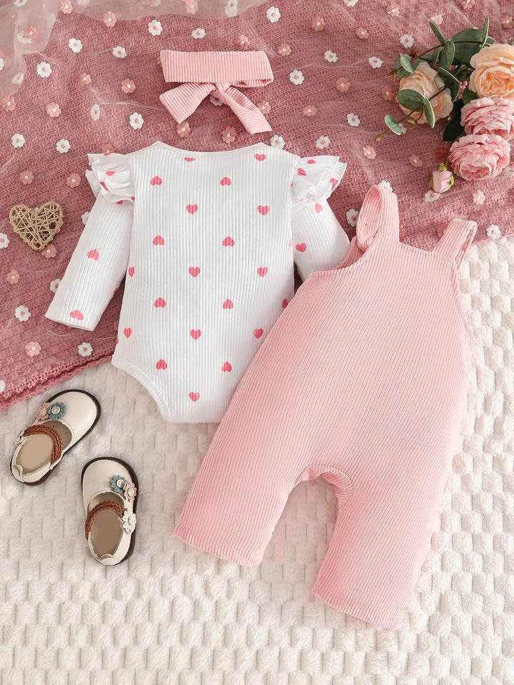 Baby Mädchen Kleidung Floral Tops Body Bär Latzhose Einstellbare Overalls Outfits Set 3-6 Monate ros