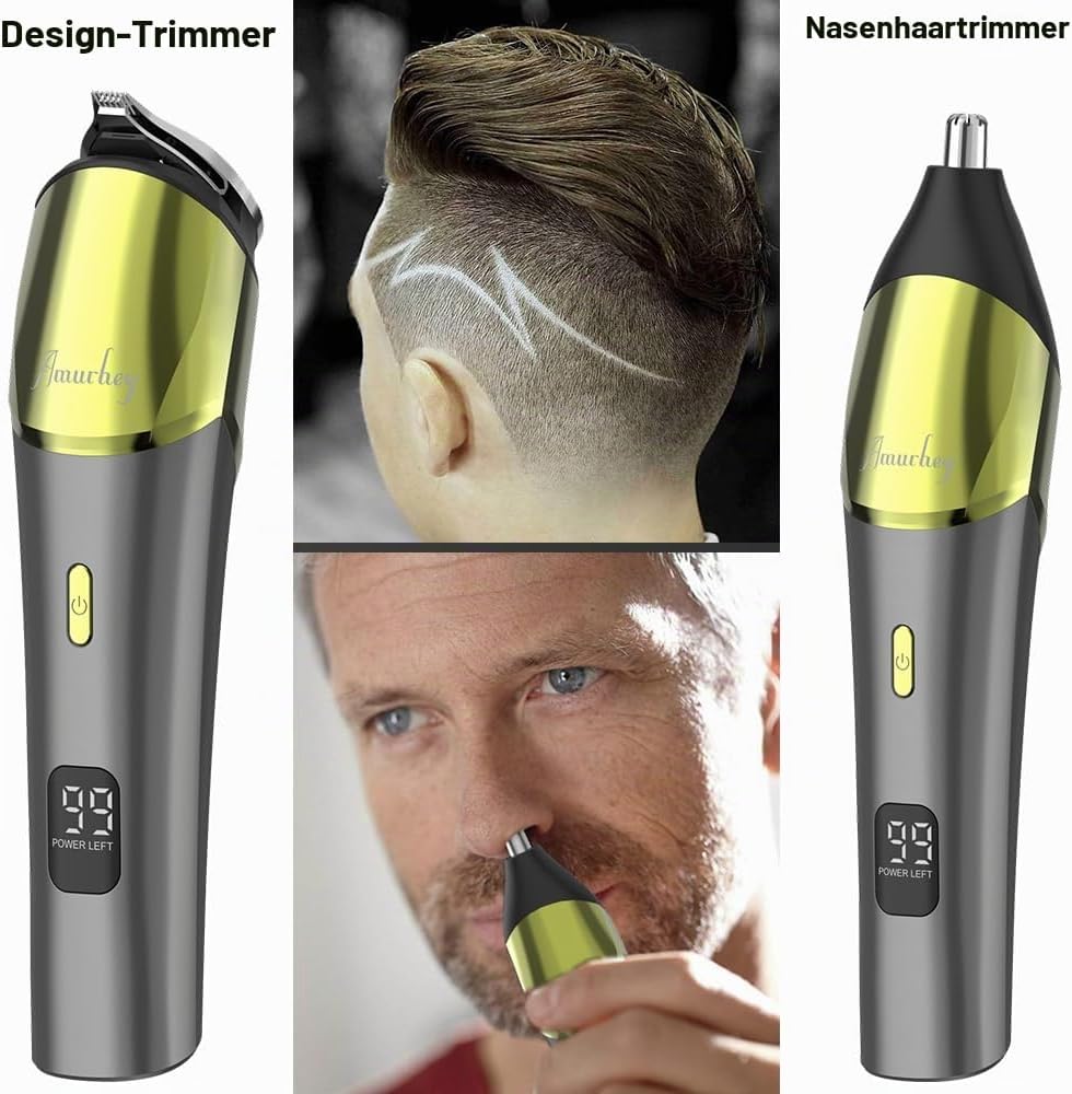 11-in-1 Barttrimmer, Trimmer/Haarschneider Herren, Haarschneidemaschine, All-In-One Bartpflege Bodyg