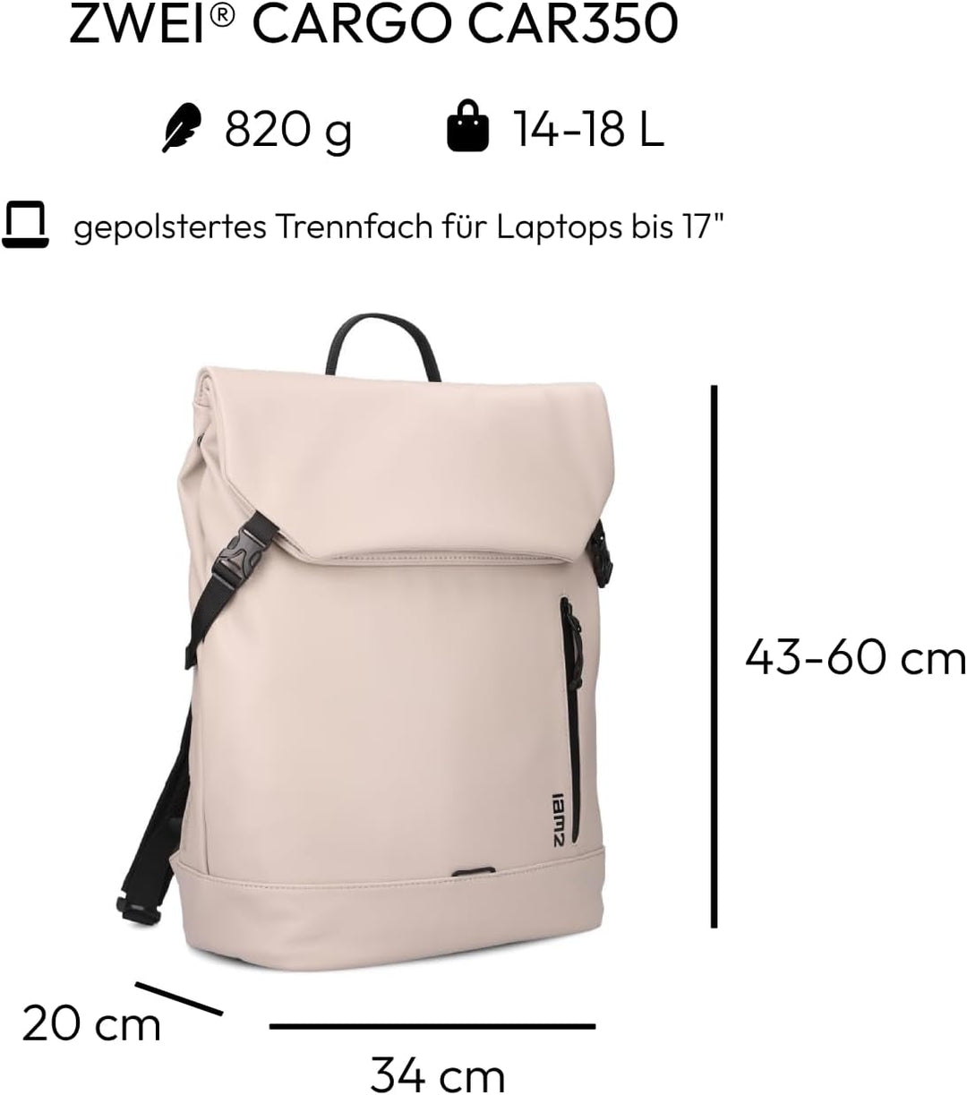 Zwei CARGO Rucksack CAR350 sand, Sand