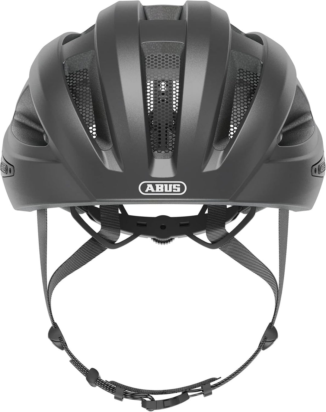 ABUS Rennradhelm Macator - sportiver Fahrradhelm für Einsteiger - auch für Zopfträger/-innen - für D