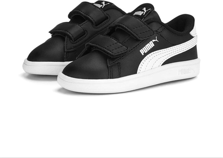 PUMA Unisex Baby Smash 3.0 L V Inf Sneaker 20 EU Puma Black Puma White, 20 EU Puma Black Puma White