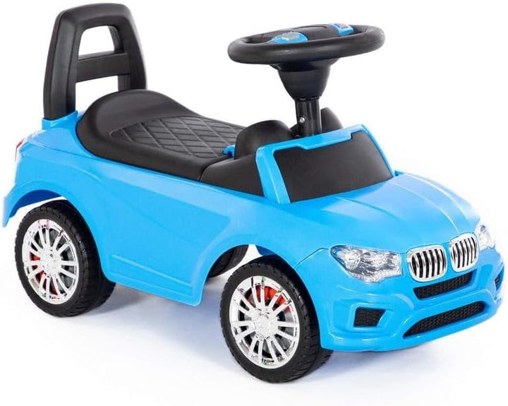 Rutscher Auto blau Super Car Nr.5 Sound Kinder Rutscherfahrzeug Lauflernhilfe