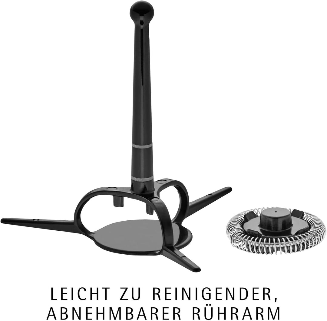 WMF Stelio elektrisch Milchaufschäumer (500 Watt, 150-250 ml, Antihaftbeschichtung, kabellos, für Mi