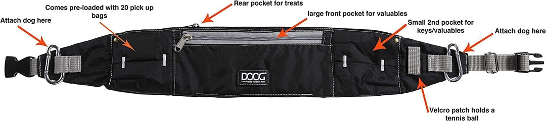 DOOG Bauchtasche in diversen Farben, Motiv:rosa mit Wassertropfen, Rosa Mit Wassertropfen