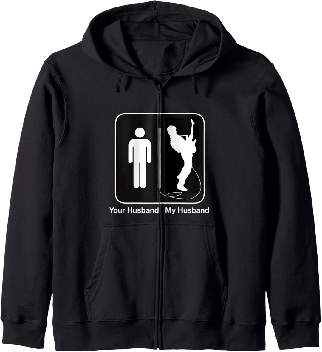 Your Husband My Husband Rockstar Gitarrenspieler Kapuzenjacke