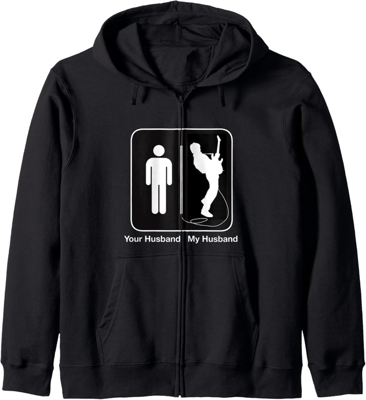 Your Husband My Husband Rockstar Gitarrenspieler Kapuzenjacke