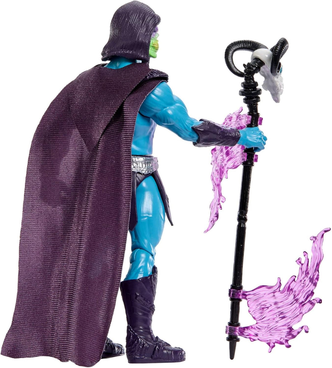 Masters of the Universe Funktionsfigur Skeletor mit Havoc-Stab-Attacke, Dreh- und Loslassfunktion, c
