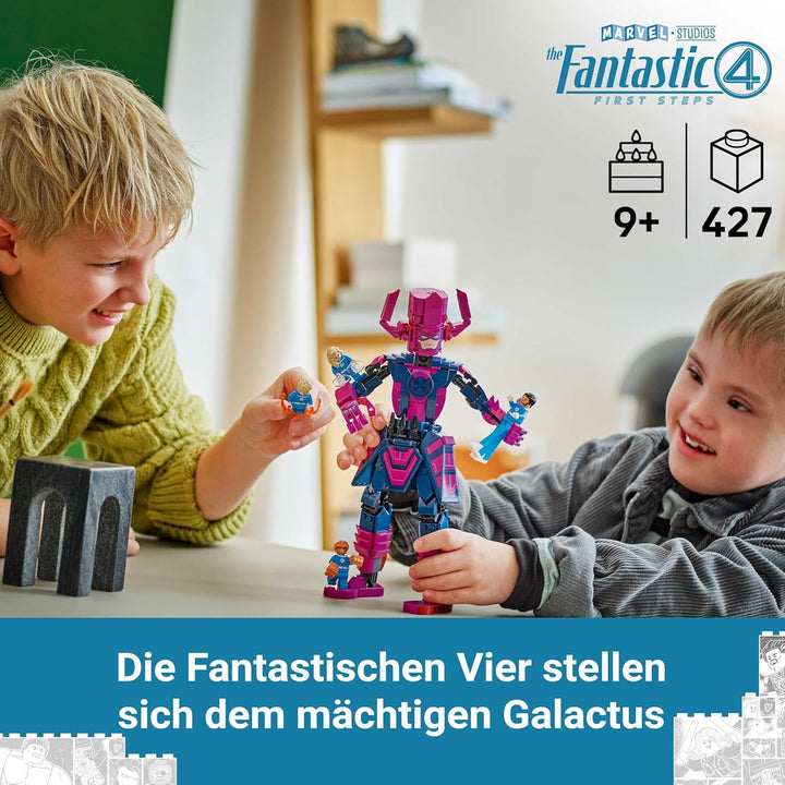 LEGO ǀ Marvel Fantastic Four vs. Galactus Baufigur - Bauset mit Superhelden - Spielset mit The Thing